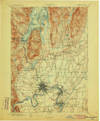 Glens Falls 1897 topographic map thumbnail