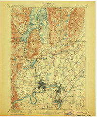 Glens Falls 1897 topographic map thumbnail