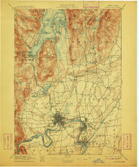 Glens Falls 1897 topographic map thumbnail