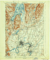 Glens Falls 1897 topographic map thumbnail