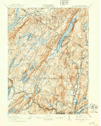 Greenwood Lake 1910 topographic map thumbnail