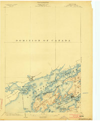 Grindstone 1903 topographic map thumbnail