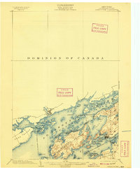 Grindstone 1903 topographic map thumbnail