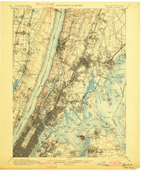 Harlem 1900 topographic map thumbnail