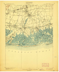 Hempstead 1903 topographic map thumbnail