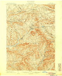 Hobart 1904 topographic map thumbnail