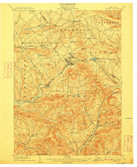 Hobart 1904 topographic map thumbnail