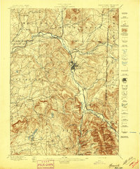 Hoosick 1897 topographic map thumbnail