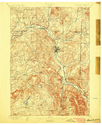 Hoosick 1897 topographic map thumbnail