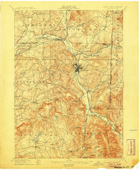 Hoosick 1897 topographic map thumbnail