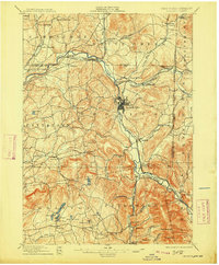 Hoosick 1897 topographic map thumbnail