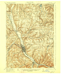 Hornell 1918 topographic map thumbnail