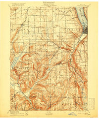 Ithaca 1895 topographic map thumbnail