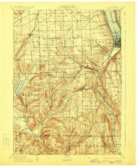 Ithaca 1895 topographic map thumbnail