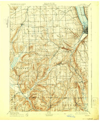 Ithaca 1895 topographic map thumbnail