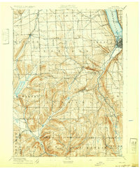 Ithaca 1895 topographic map thumbnail
