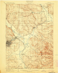 Jamestown 1905 topographic map thumbnail