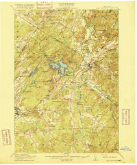 Lake Bonaparte 1916 topographic map preview