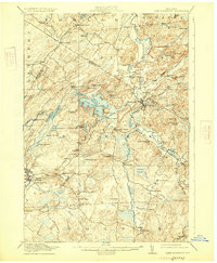 Lake Bonaparte 1916 topographic map preview