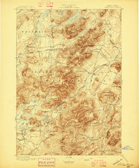 Lake Placid 1896 topographic map thumbnail