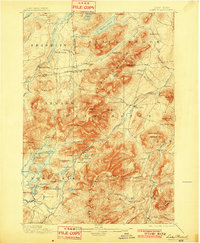 Lake Placid 1898 topographic map thumbnail