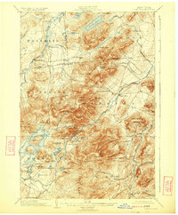 Lake Placid 1898 topographic map thumbnail