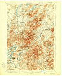 Lake Placid 1898 topographic map thumbnail