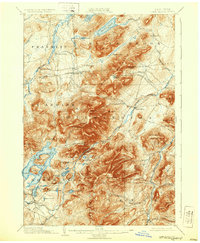 Lake Placid 1898 topographic map thumbnail