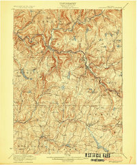 Livingston Manor 1923 topographic map thumbnail