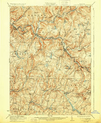 Livingston Manor 1923 topographic map thumbnail