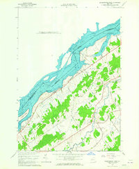 Sparrowhawk Point 1963 topographic map thumbnail