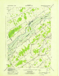 Sparrowhawk Point 1943 topographic map thumbnail