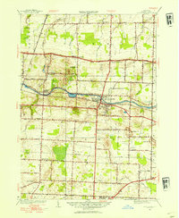 Spencerport 1952 topographic map thumbnail