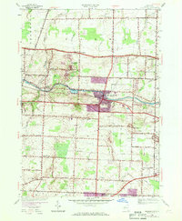 Spencerport 1952 topographic map thumbnail