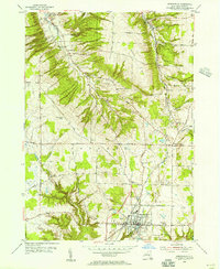 Springville 1954 topographic map thumbnail