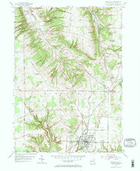 Springville 1954 topographic map thumbnail