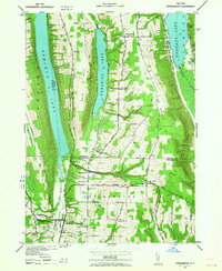 Springwater 1942 topographic map thumbnail