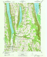 Springwater 1942 topographic map thumbnail