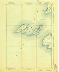 Stony Island topographic map thumbnail