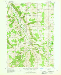 Strykersville 1957 topographic map thumbnail