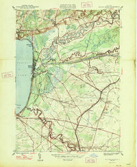Sylvan Beach 1947 topographic map thumbnail