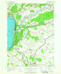 Sylvan Beach 1955 topographic map thumbnail