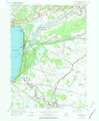 Sylvan Beach 1955 topographic map thumbnail