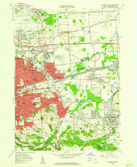 Syracuse East 1957 topographic map thumbnail