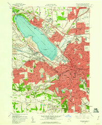 Syracuse West 1958 topographic map thumbnail
