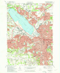 Syracuse West 1973 topographic map thumbnail