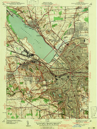 Syracuse West 1939 topographic map thumbnail