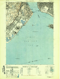 The Narrows 1947 topographic map thumbnail