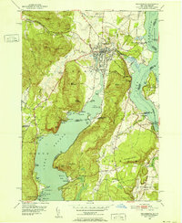 Ticonderoga 1950 topographic map thumbnail