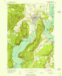 Ticonderoga 1950 topographic map thumbnail